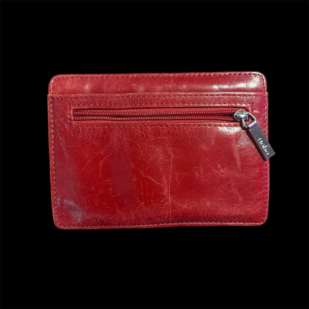 Hobo International Vintage Red Leather Wallet
